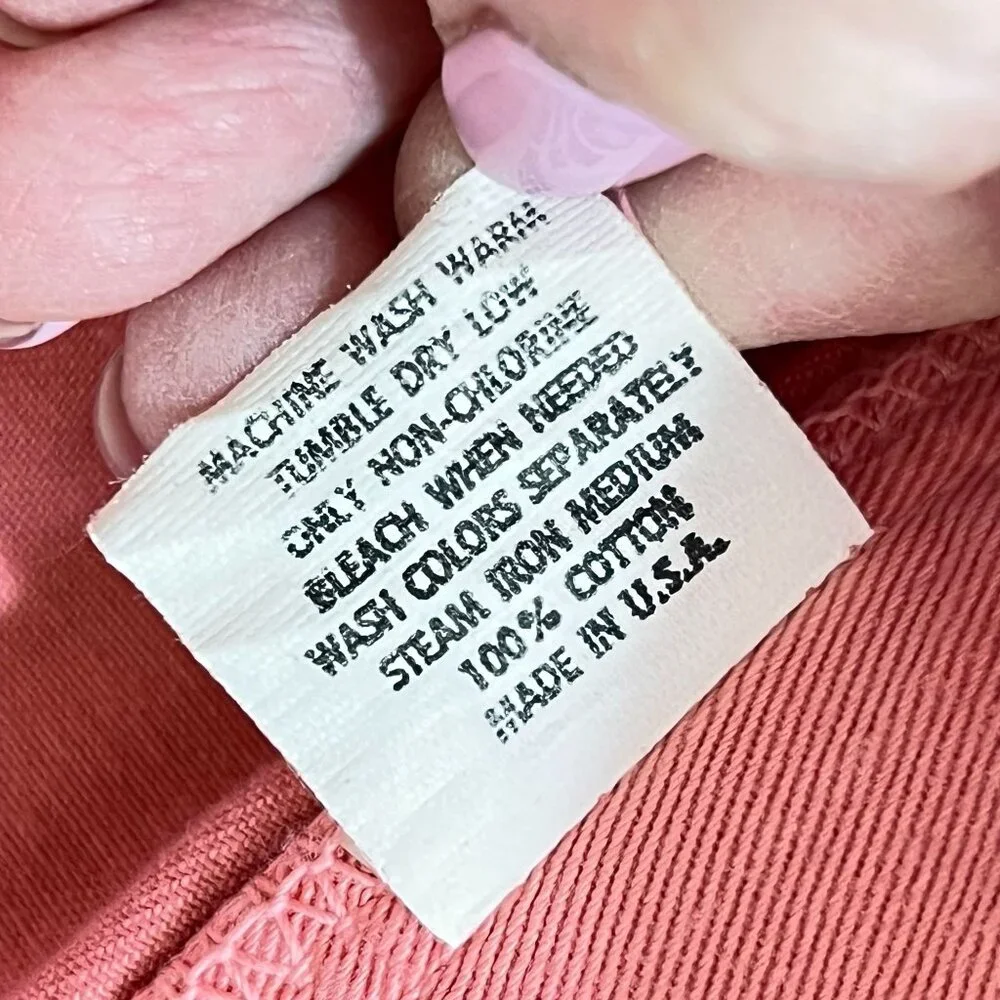 NWT Vtg Polo Ralph Lauren Mens Pleated Jeans 32x36 Retro Coral Pink Cotton USA - Picture 9 of 14